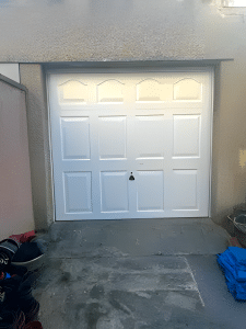 Transforming a 1960s Garage Door to a Modern Cathedral Design