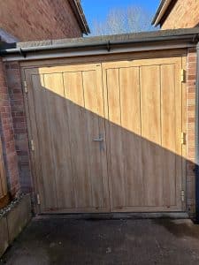 Great Kerb Appeal with these Timber Look doors